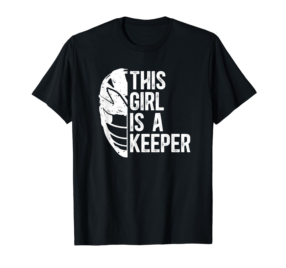 This Is Lacrosse Keeper Female Lacrosse T-Shirt - Graphic Print Men Women