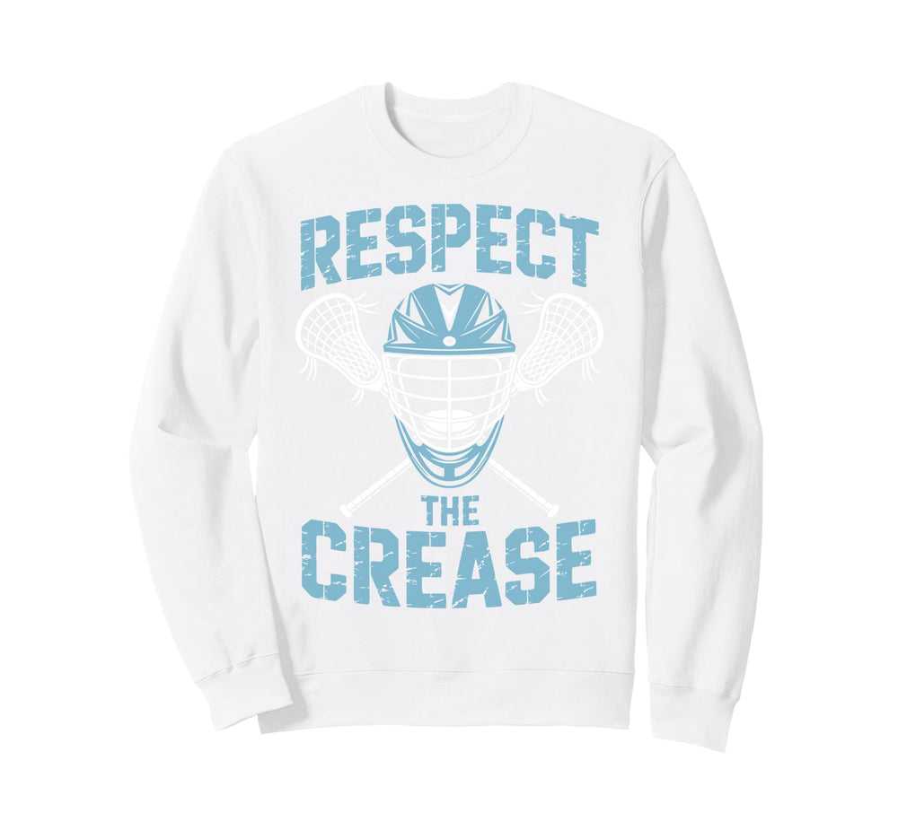 Lacrosse Goalie Crease Lax Goalkeeper Sweatshirt - Streetwear Style Unisex