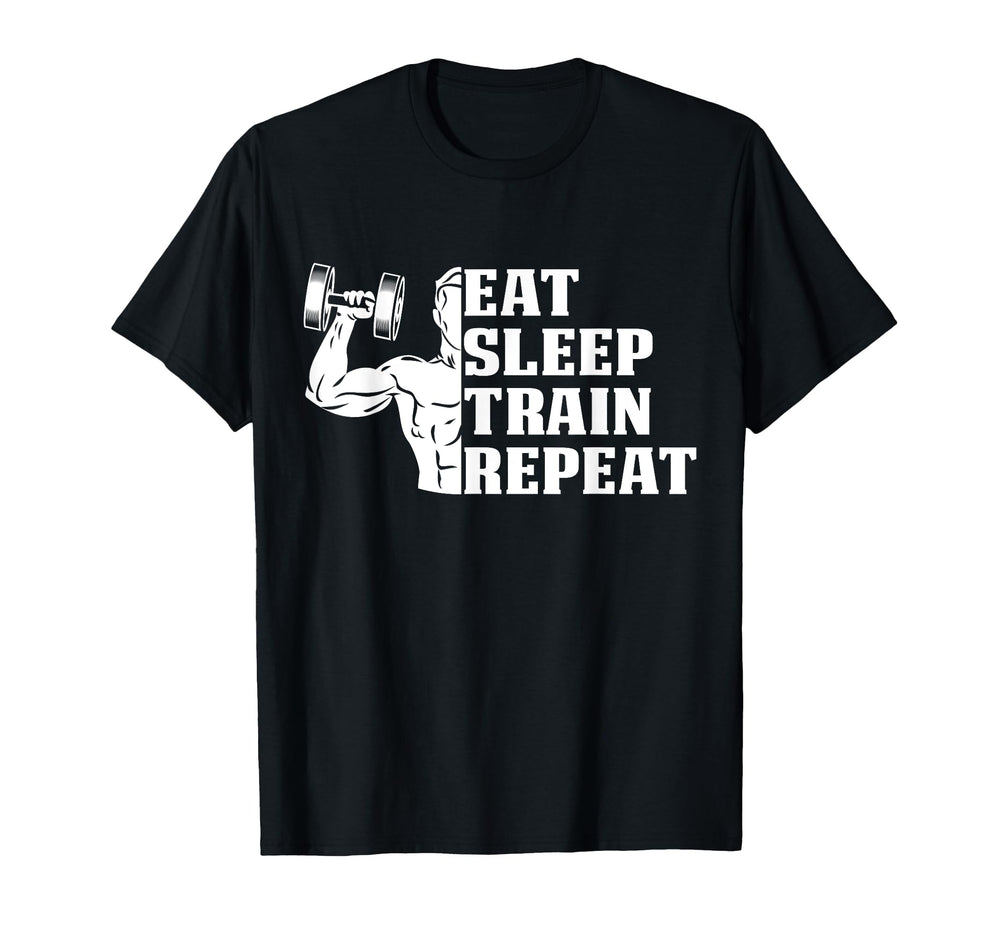 Eat Sleep Train Repeat Sport Lovers T-Shirt - Streetwear Style Unisex