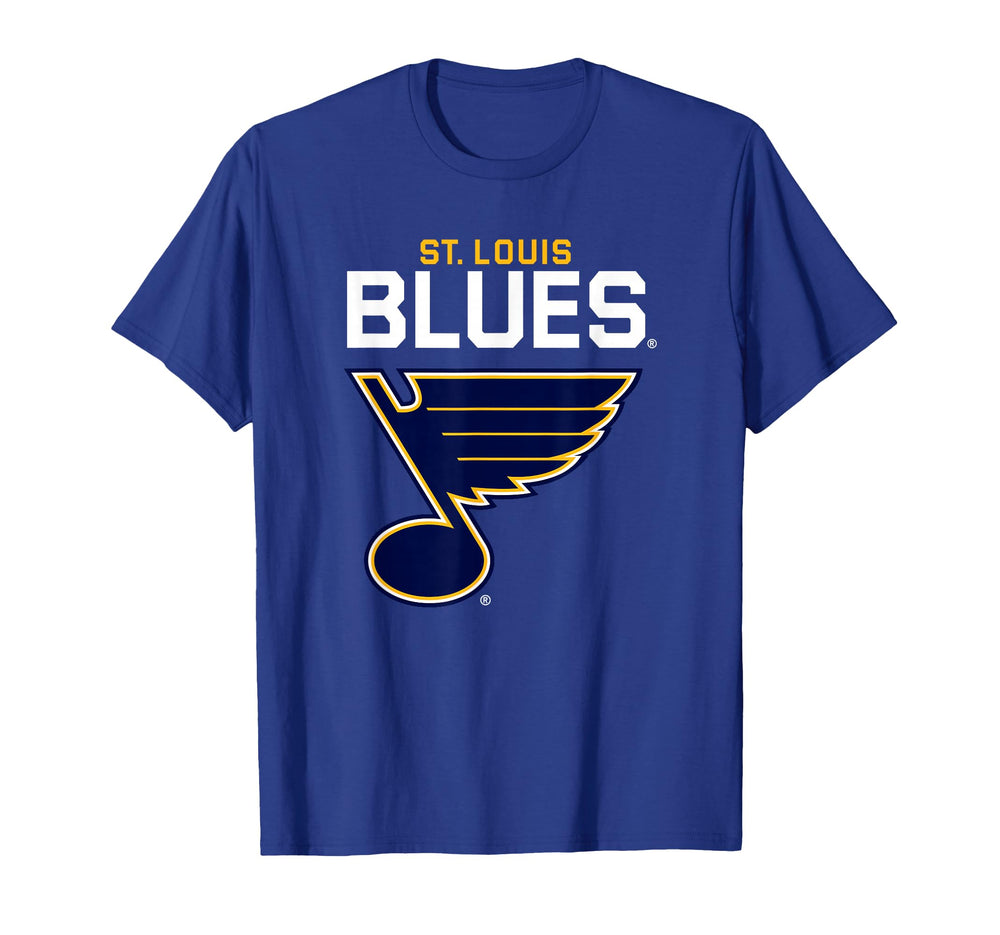 St Louis Blues Power Play Royal T-Shirt - Aesthetic Graphic Unisex