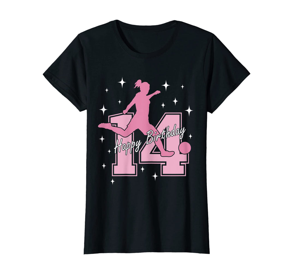 14Th Birthday Soccer Playing T-Shirt - Streetwear Style for Adults