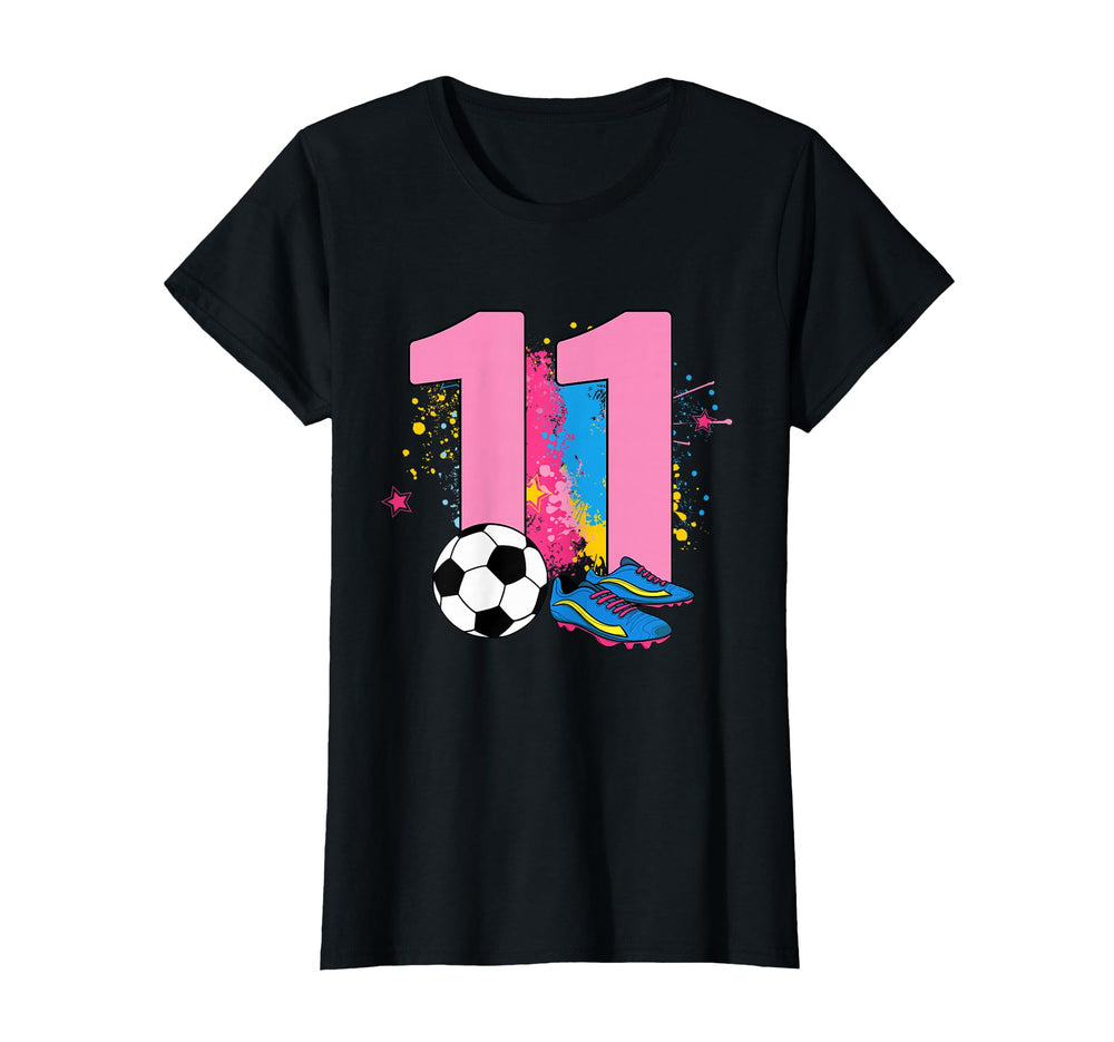 11Th Birthday Soccer Player T-Shirt - Fun Novelty Design for Adults