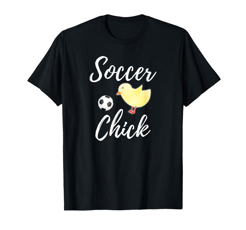 Soccer Chick Funny Soccer Chicken T-Shirt - Minimalist Print Men Women
