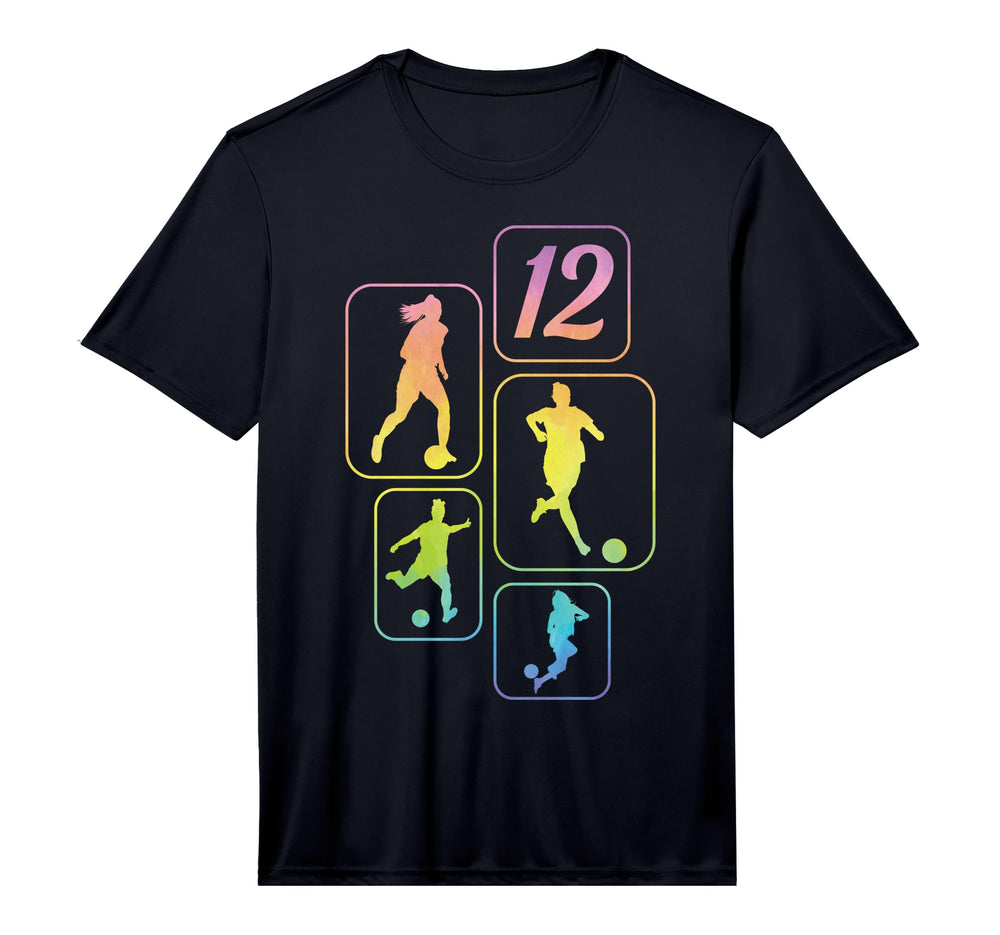 12Th Birthday Soccer Player T-Shirt - Fun Novelty Design for Adults