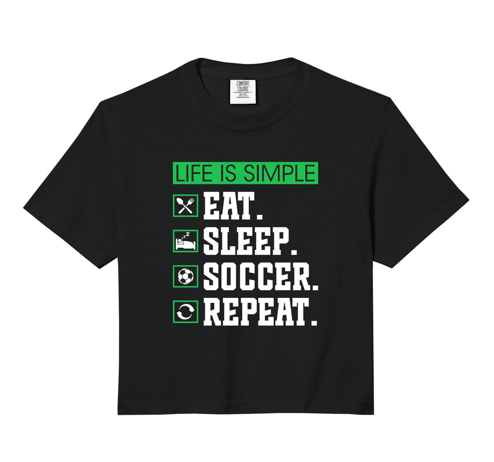 Eat Sleep Soccer Repeat Soccer Player Hoodie - Unique Graphic for Adults