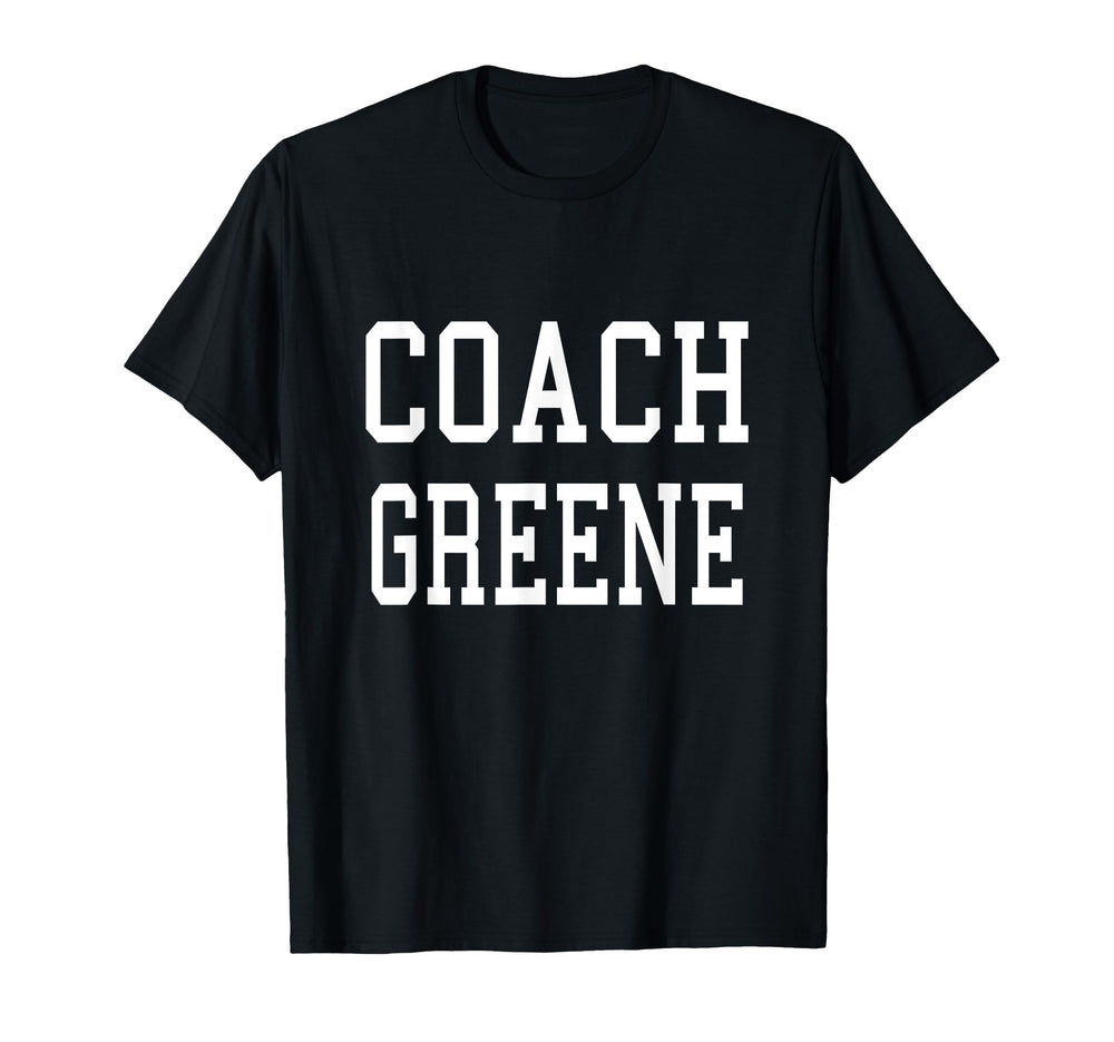 Coach Greene Custom Football Soccer T-Shirt - Streetwear Style Unisex