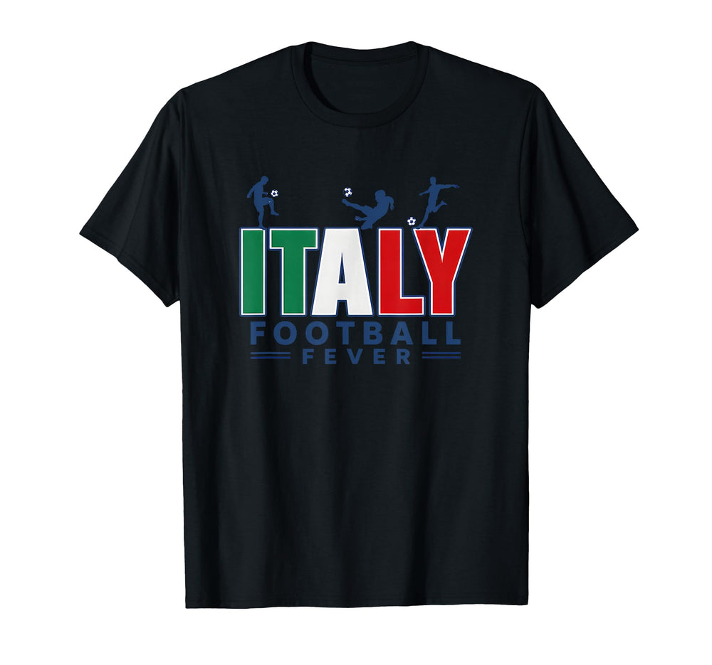 Italy Football Fever 2026 Soccer Fans T-Shirt - Novelty Apparel for Adults
