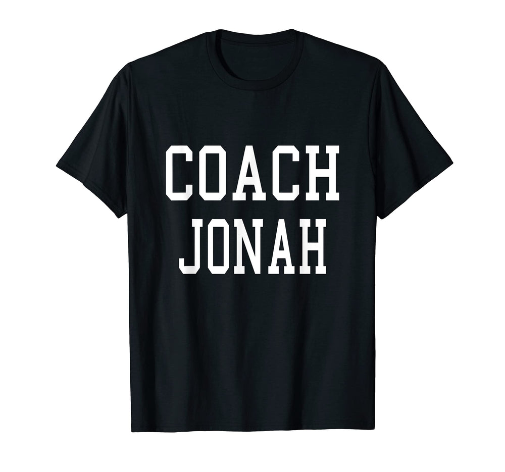 Coach Jonah Custom Football Soccer T-Shirt - Custom Art Print Men Women