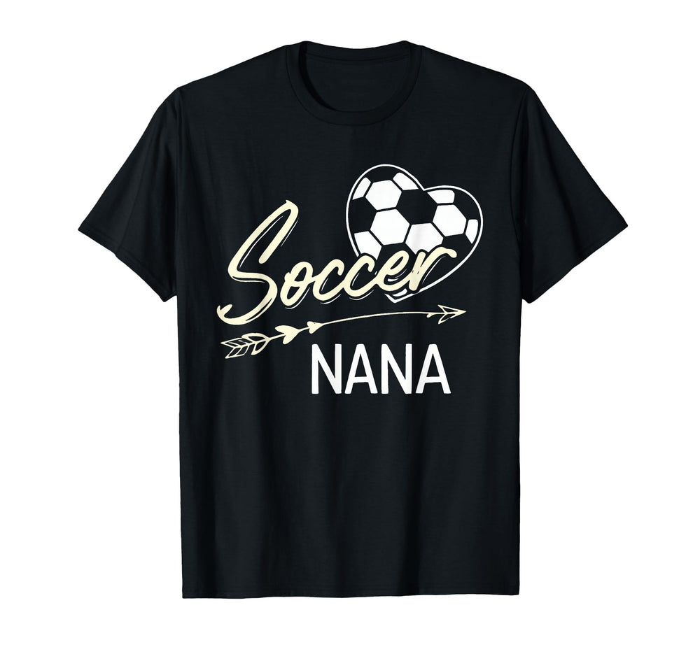 Soccer Nana Proud Grandma Soccer T-Shirt - Aesthetic Graphic for Adults