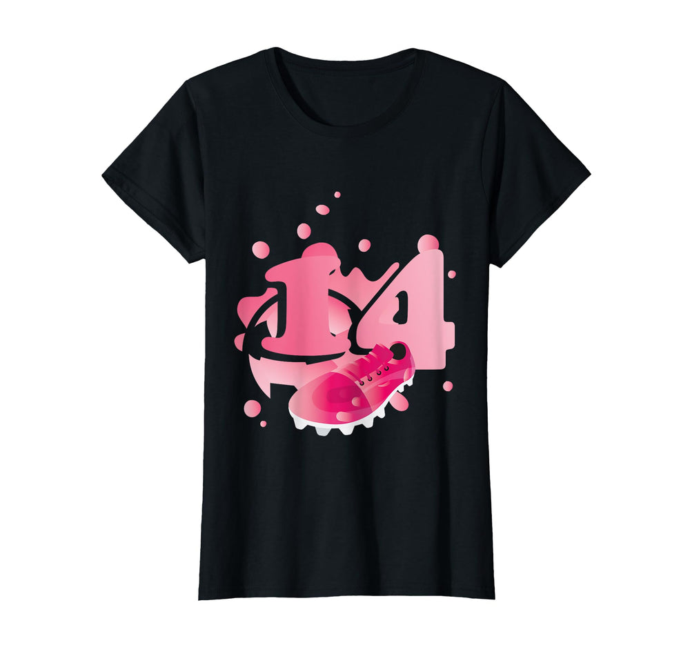 14Th Birthday Soccer Player Football 14 T-Shirt - Streetwear Style Unisex