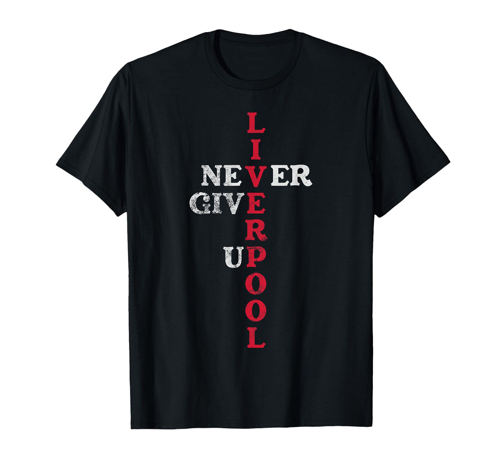 Liverpool England Uk Soccer T-Shirt - Casual Everyday Wear for Adults