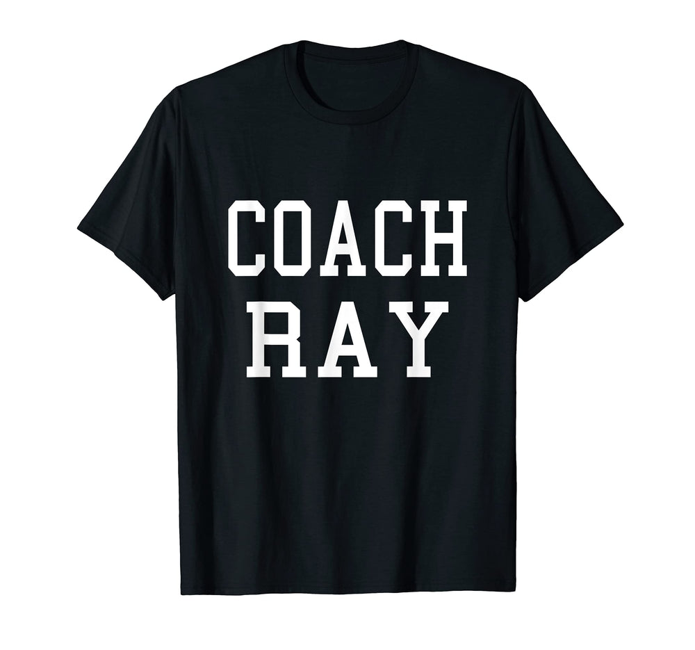 Coach Ray Custom Football Soccer T-Shirt - Fun Novelty Design Men Women