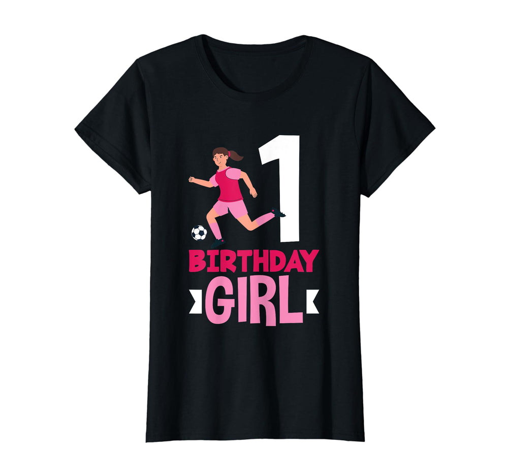 1St Birthday 1 Year Soccer Football T-Shirt - Aesthetic Graphic for Adults