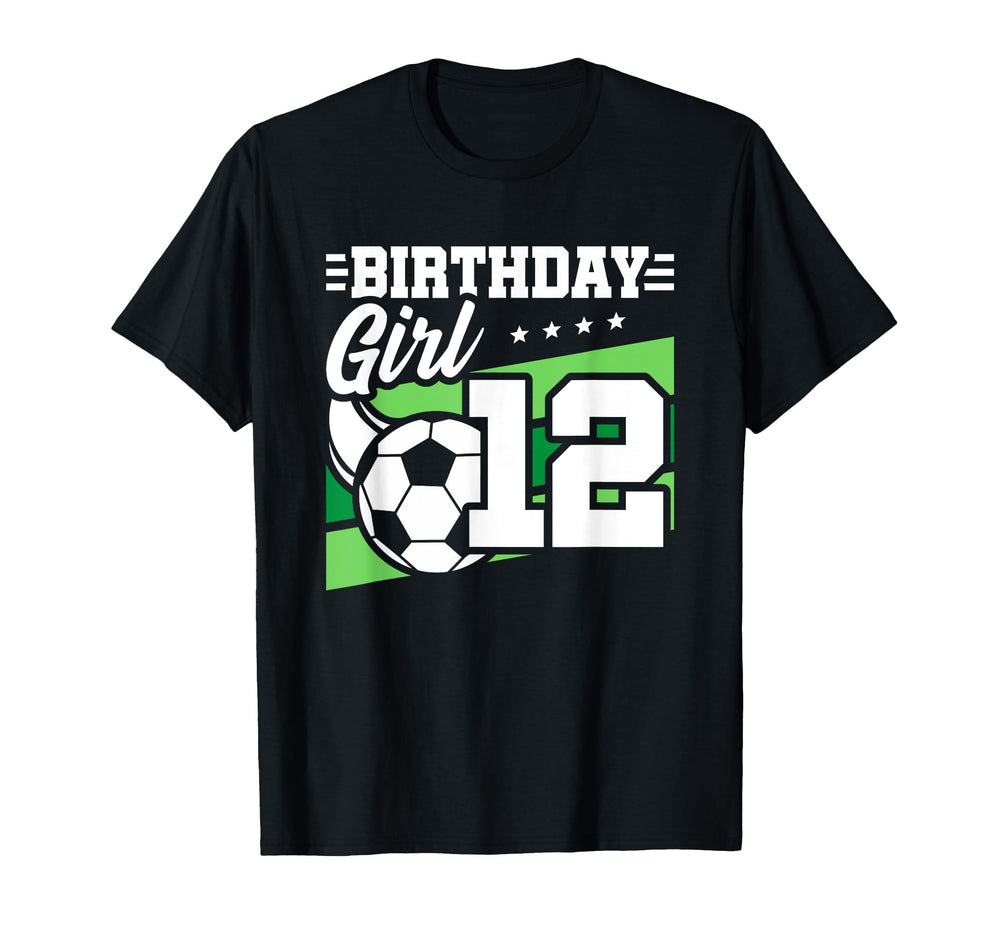 Soccer Birthday Party 12 Year Old 12Th T-Shirt - Graphic Print for Adults