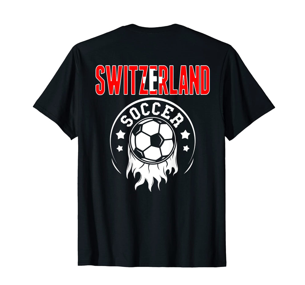 Switzerland Soccer Fans Jersey Swiss T-Shirt - Trendy Graphic for Adults