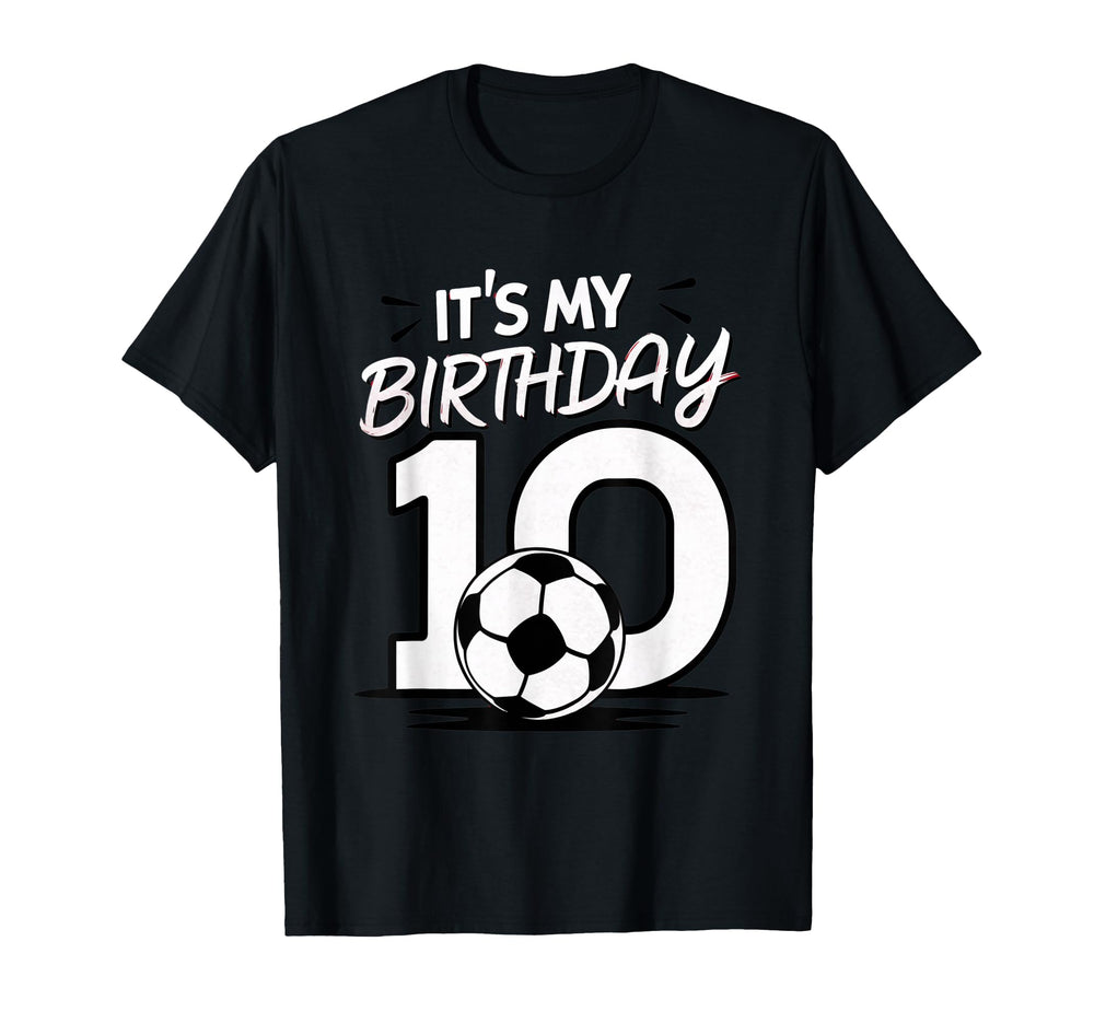 Soccer Lovers 10Th Birthday Enthusiasts T-Shirt - Unique Graphic Unisex
