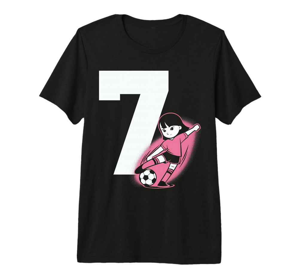 7 Soccer Birthday Gift Soccer Fan Sports T-Shirt - Novelty Apparel Unisex