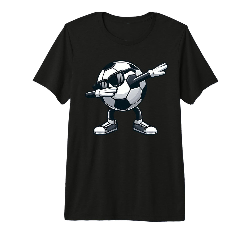 Dabbing Soccer Ball Soccer Sports T-Shirt - Minimalist Print Men Women