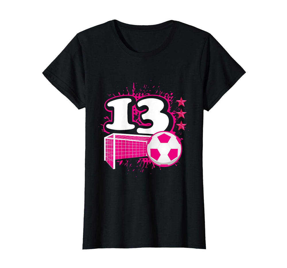 13Th Birthday Soccer Player Football 13 T-Shirt - Unique Graphic Men Women
