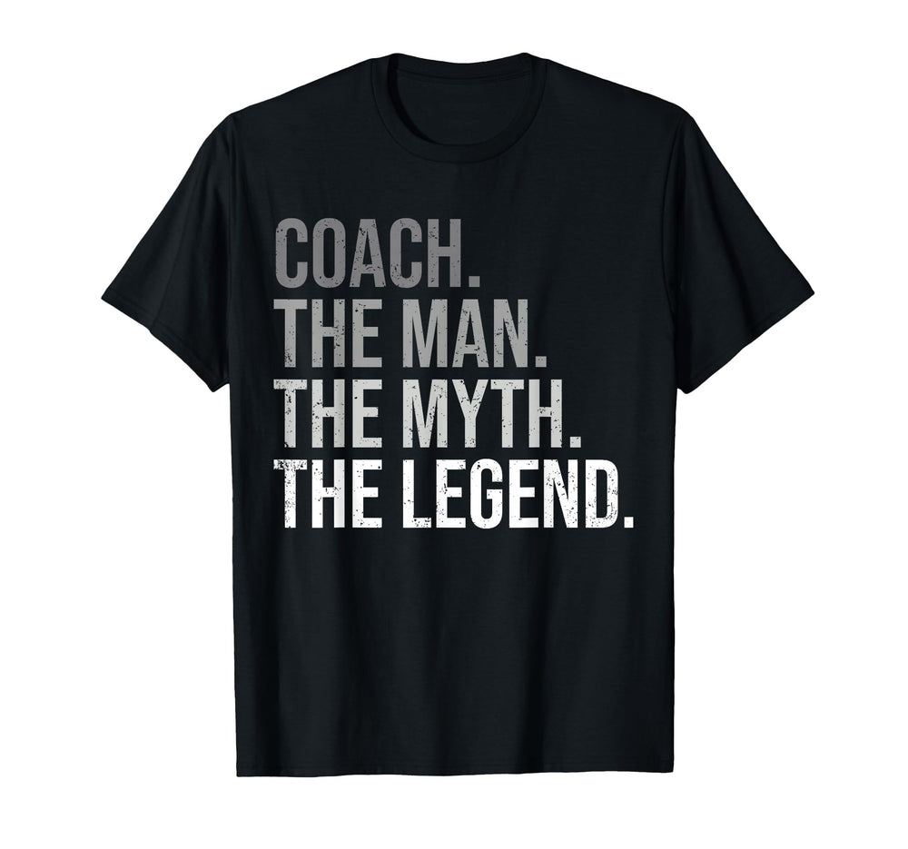 Coach Myth Legend Best Coach T-Shirt - Minimalist Print for Adults