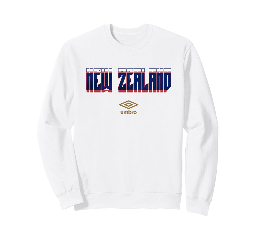 Umbro International Soccer New Zealand Sweatshirt - Trendy Graphic Unisex