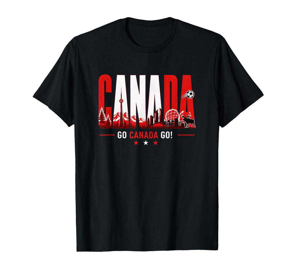 Canada Soccer Northern America Football T-Shirt - Graphic Print Men Women