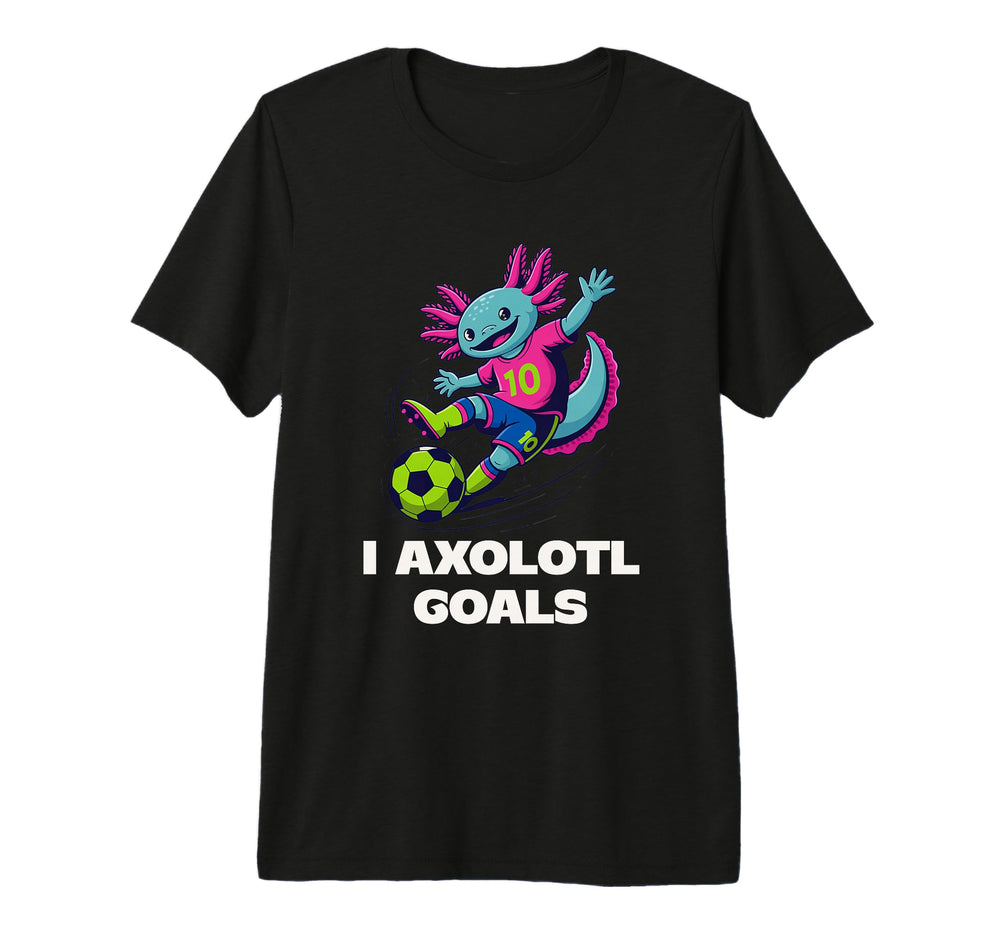 Soccer Mom Axolotl Funny Sports Pun T-Shirt - Fun Novelty Design Men Women