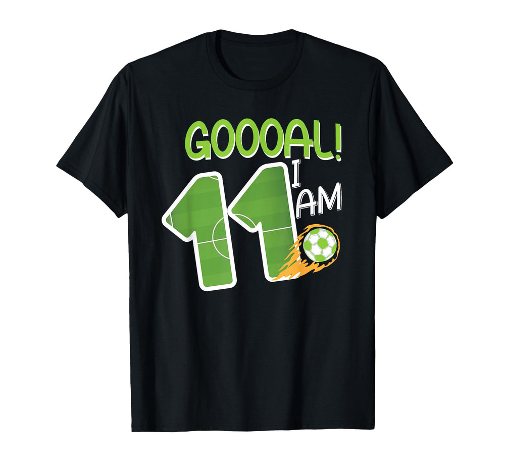 Soccer Im 11 Years Old Birthday T-Shirt - Fun Novelty Design Unisex