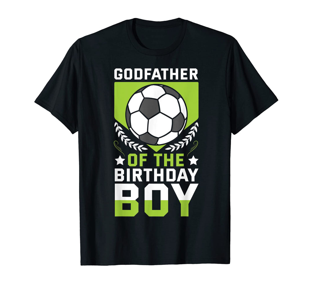 Godfather Birthday Soccer Player Bday T-Shirt - Custom Art Print Men Women