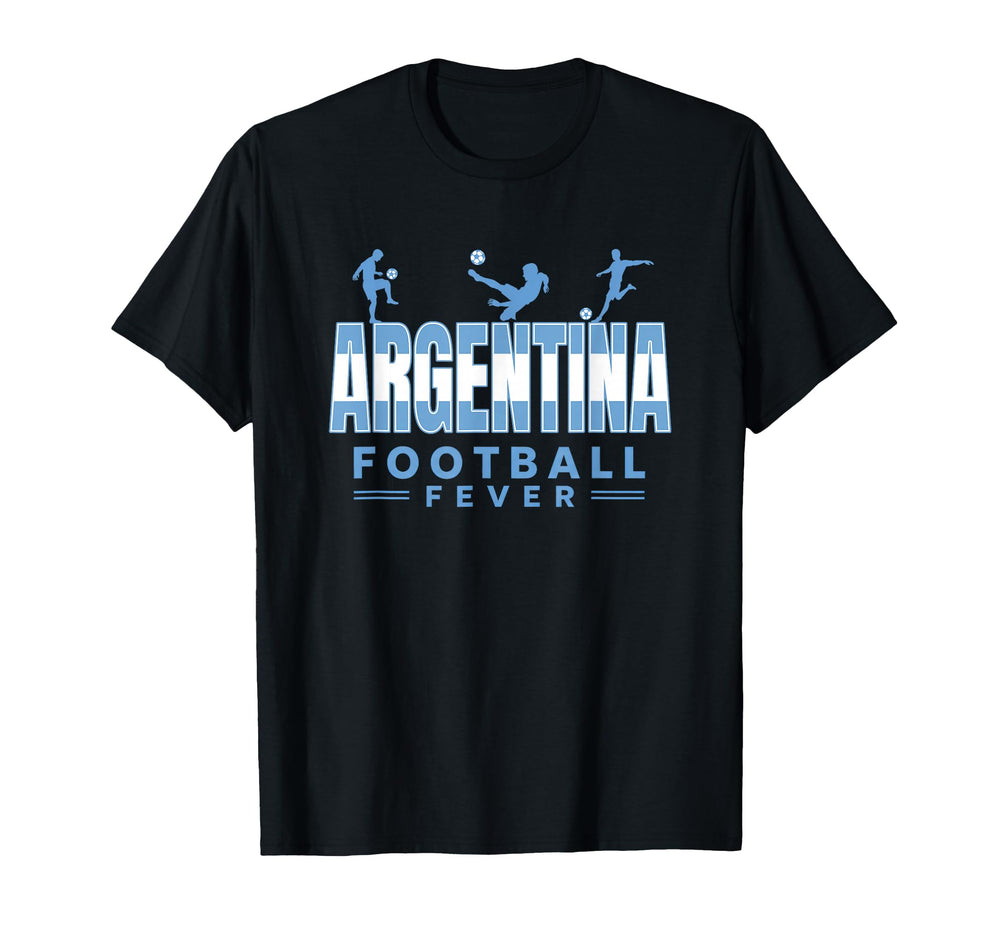 Argentina Football Fever 2026 Soccer Fans T-Shirt - Novelty Apparel Unisex
