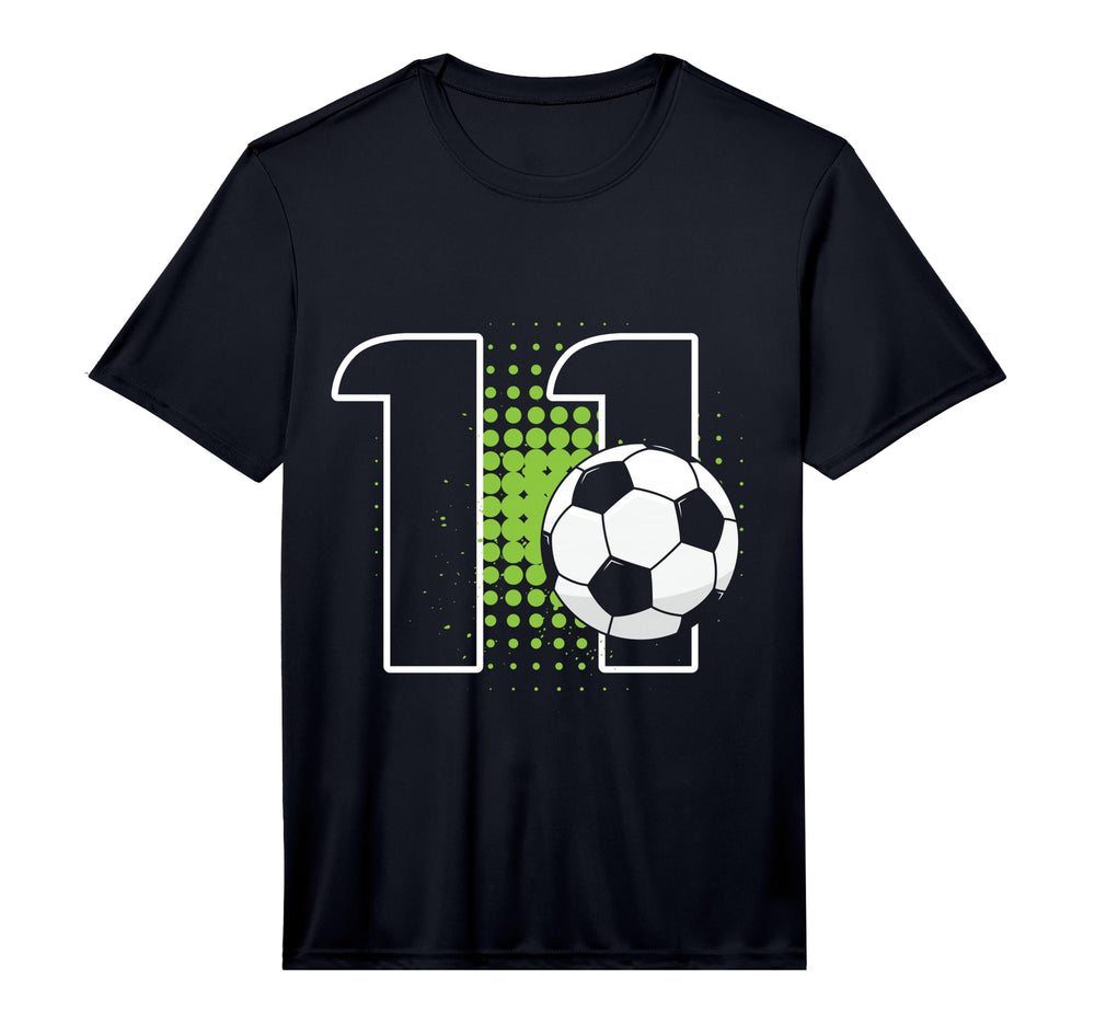 11Th Birthday Soccer Player T-Shirt - Fun Novelty Design Men Women