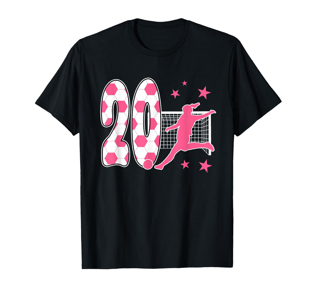20 Year Old Birthday Soccer Lover 20Th T-Shirt - Graphic Print for Adults