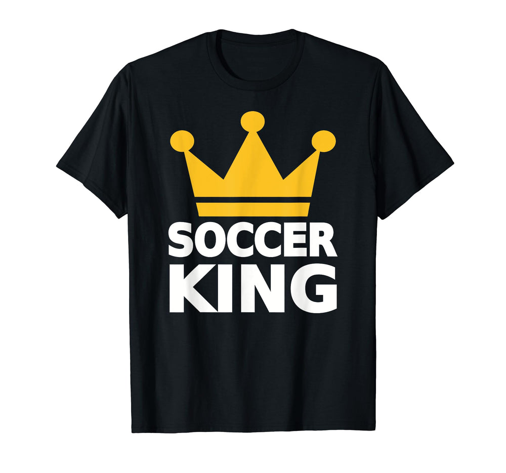 Soccer King T-Shirt - Trendy Graphic Men Women