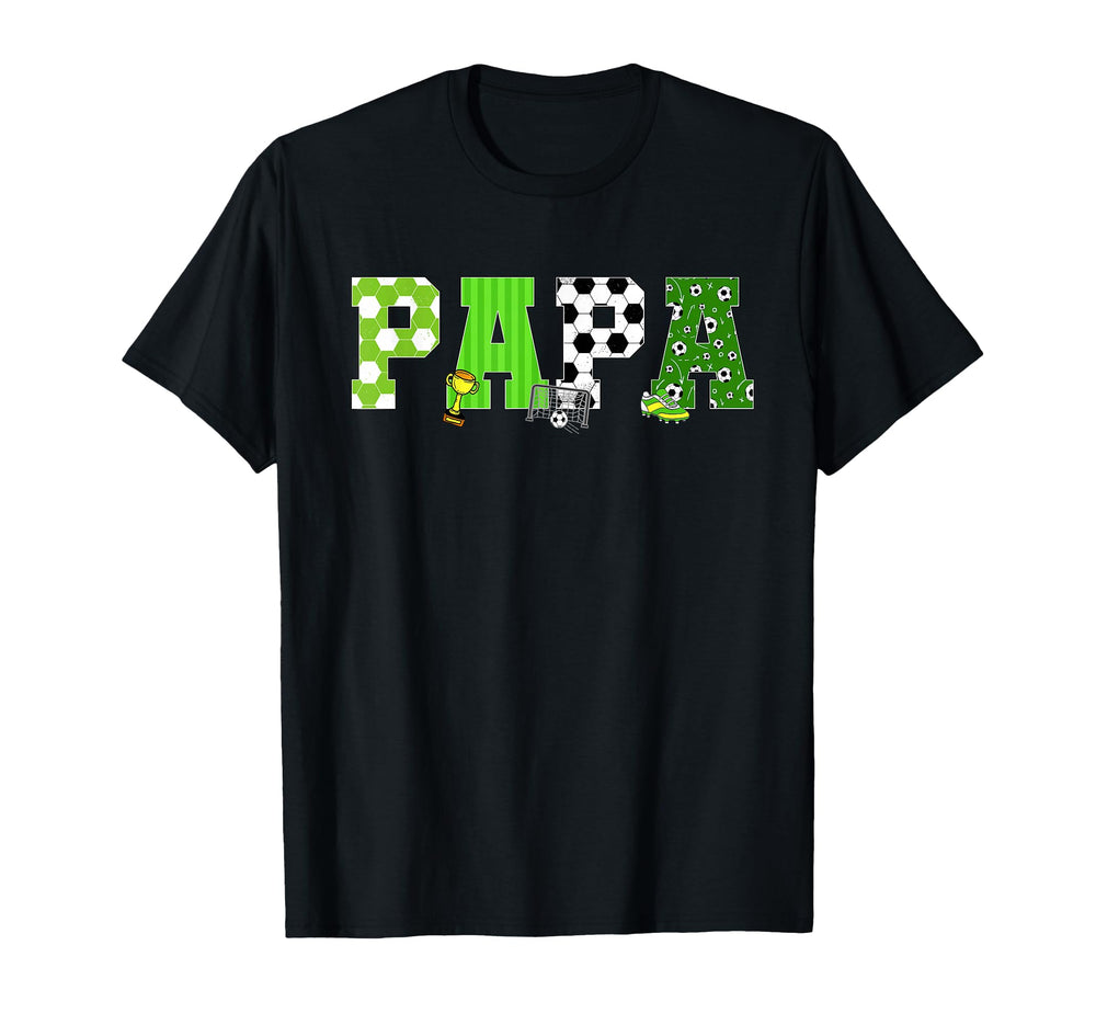 Soccer Papa Birthday Party Soccer T-Shirt - Streetwear Style for Adults