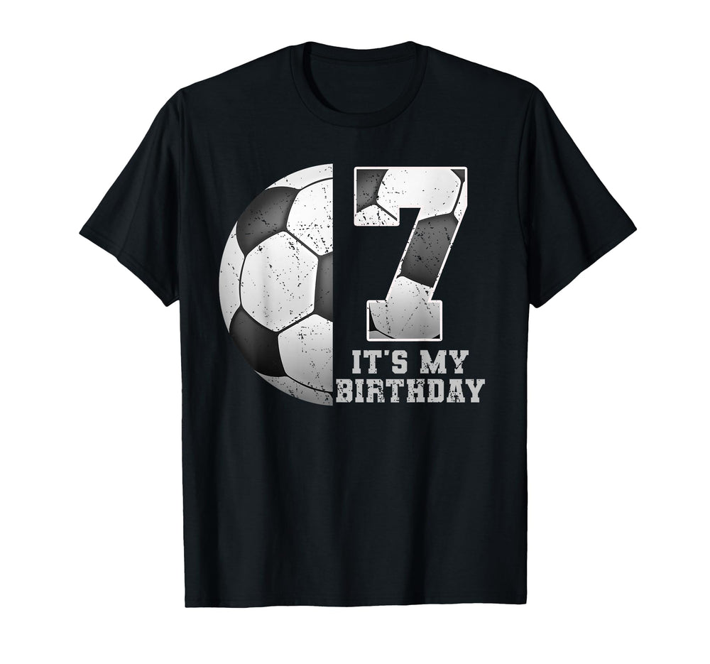 Birthday Tees 7 Soccer Its My 7Th T-Shirt - Custom Art Print Men Women