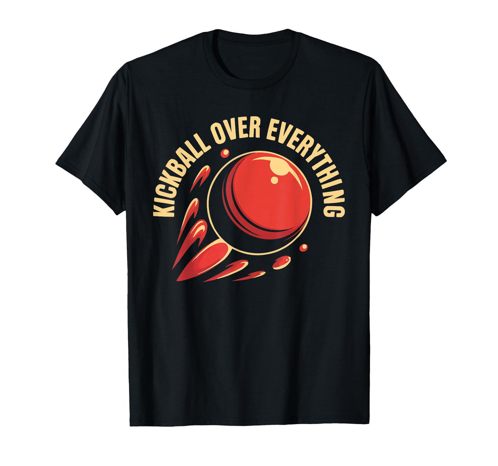 Love Kickball Player Soccer Baseball T-Shirt - Casual Everyday Wear Unisex