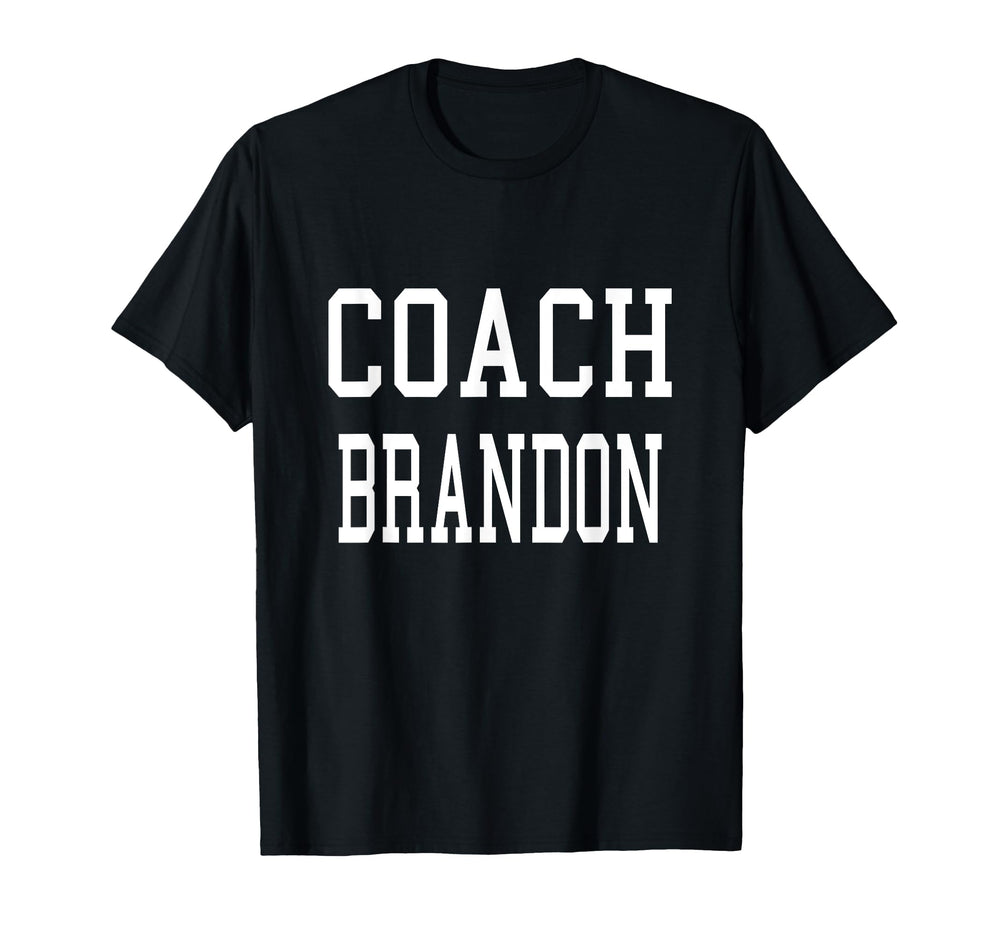 Coach Brandon Custom Football T-Shirt - Casual Everyday Wear for Adults