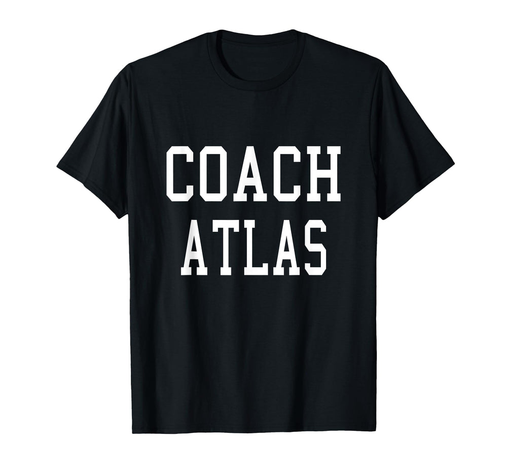 Coach Atlas Custom Football Soccer T-Shirt - Graphic Print for Adults