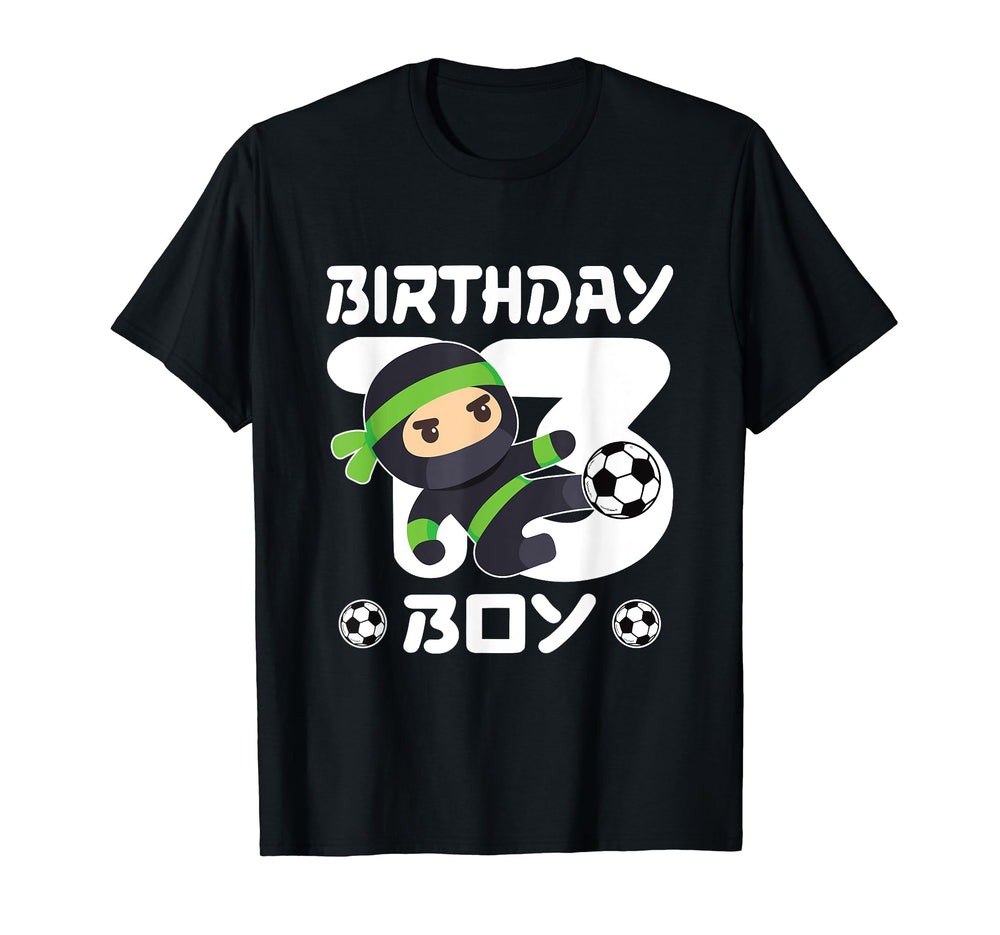 13Th Birthday Soccer Thirteen 13 Year T-Shirt - Fun Novelty Design Unisex