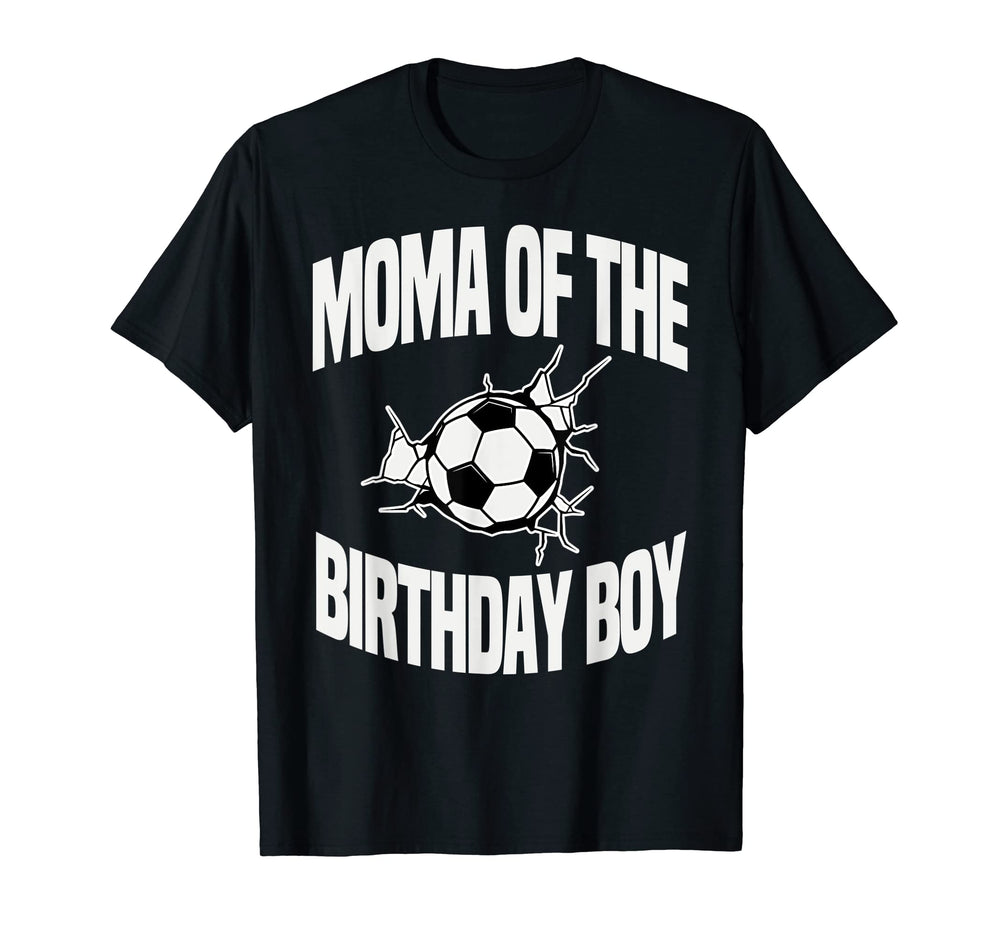 Moma Birthday Soccer Team Bday T-Shirt - Fun Novelty Design for Adults