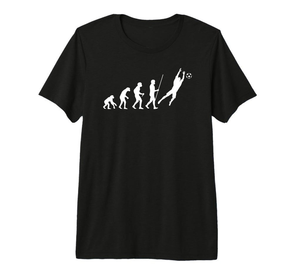 Goalkeeper Evolution Soccer Goalie T-Shirt - Custom Art Print for Adults