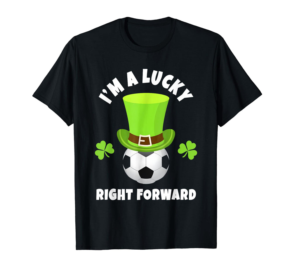 Soccer Right Forward Im Lucky Right T-Shirt - Aesthetic Graphic Men Women