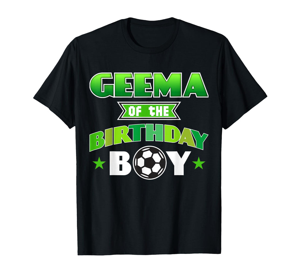 Geema Birthday Soccer Party Family Love T-Shirt - Fun Novelty Design Unisex