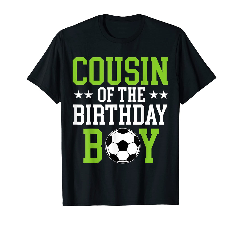 Cousin Birthday Soccer Player T-Shirt - Fun Novelty Design for Adults