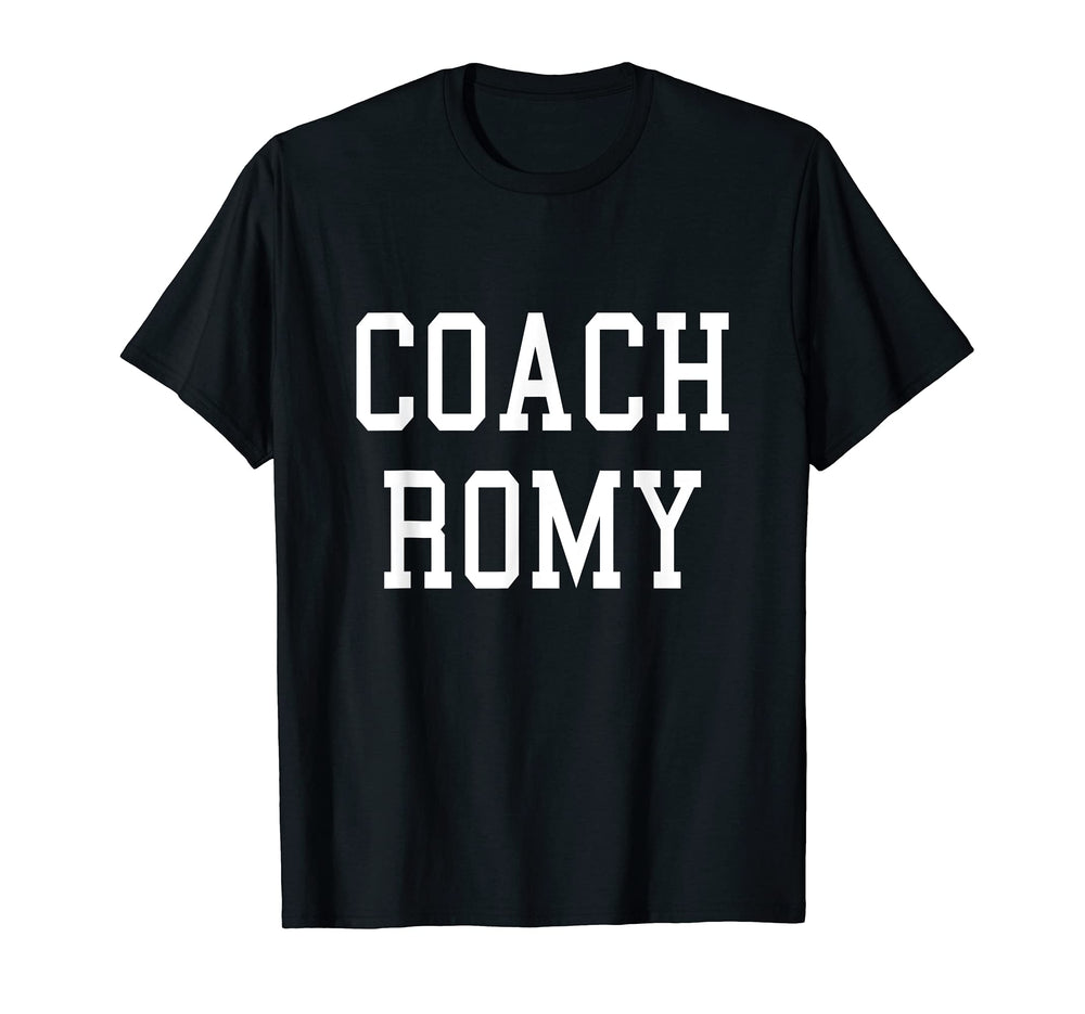 Coach Romy Custom Football Soccer T-Shirt - Streetwear Style Unisex