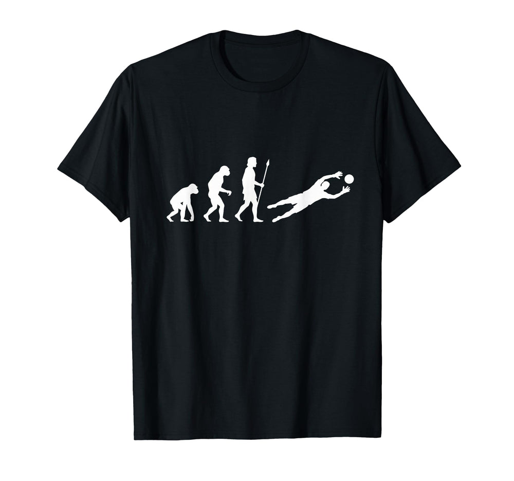 Evolution Soccer Goalkeeper Football Goalie T-Shirt - Graphic Print Unisex