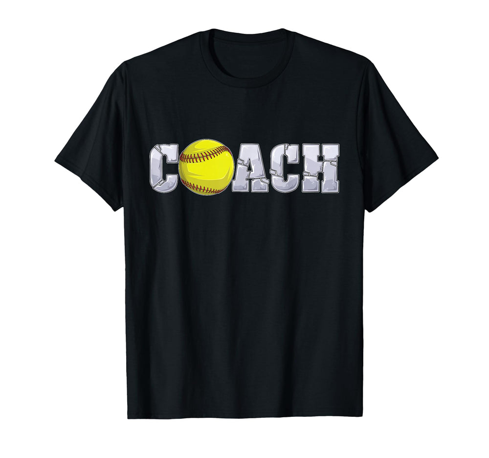 Softball Coach Coaching Assistant T-Shirt - Novelty Apparel Men Women