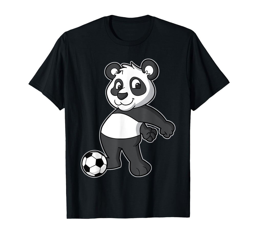 Soccer Flossing Panda Sports T-Shirt - Fun Novelty Design for Adults