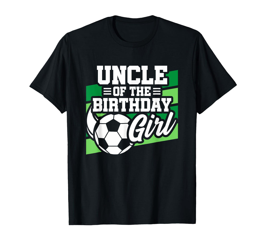 Soccer Birthday Birthday Uncle T-Shirt - Casual Everyday Wear for Adults