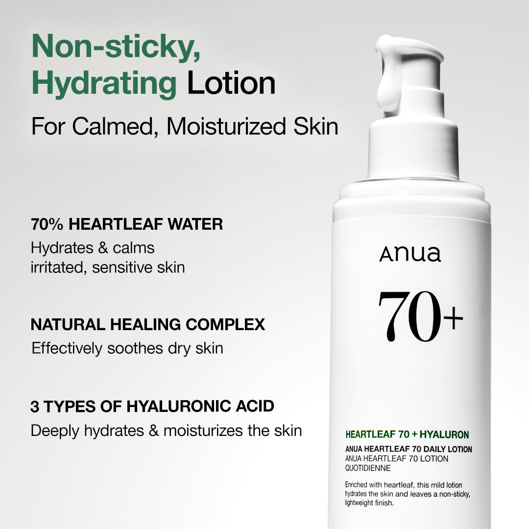 ANUA Heartleaf 70+ Hyaluron Daily Lotion - Snipetell
